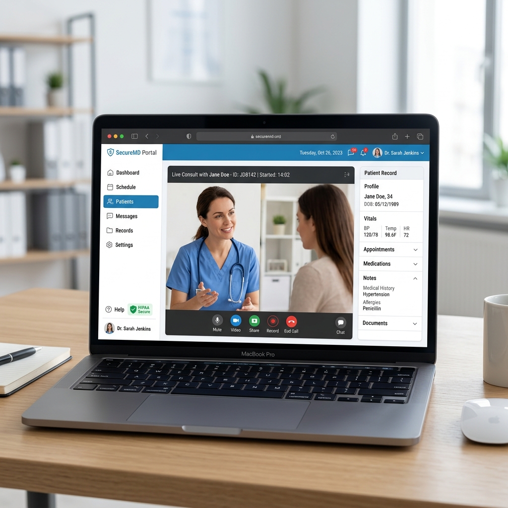HIPAA-Compliant Telemedicine Platform